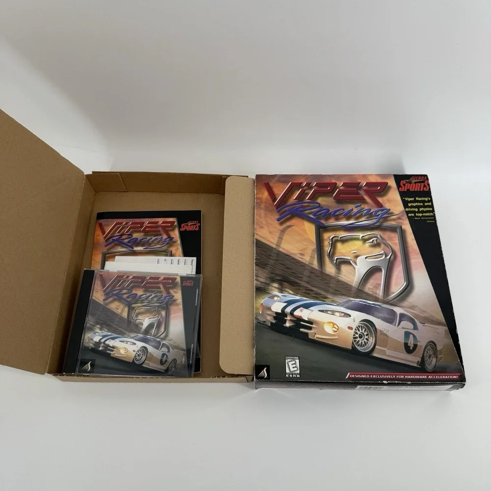 Viper Racing Big Box (PC, 1998) Complete